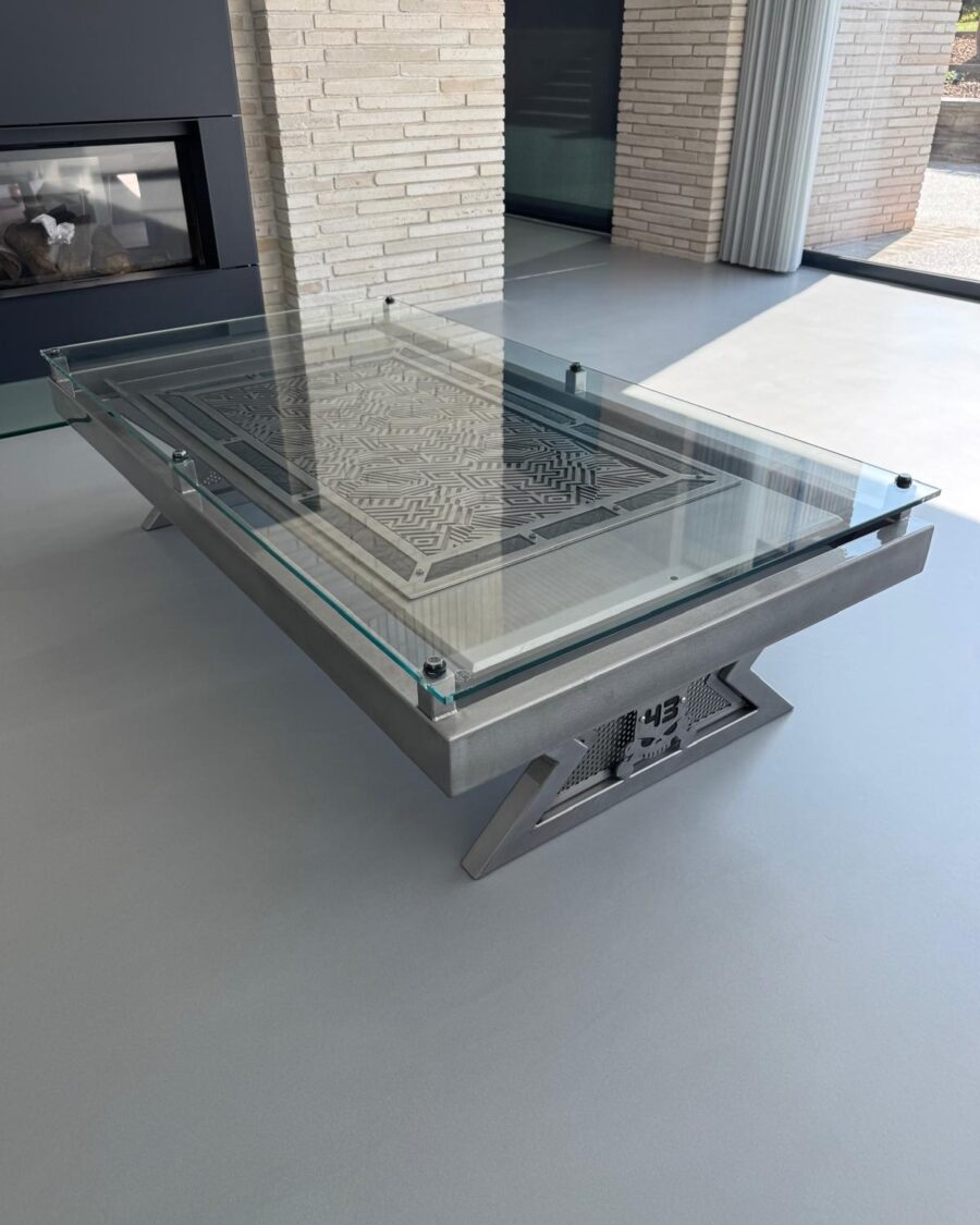 Cut Steel Coffee Table